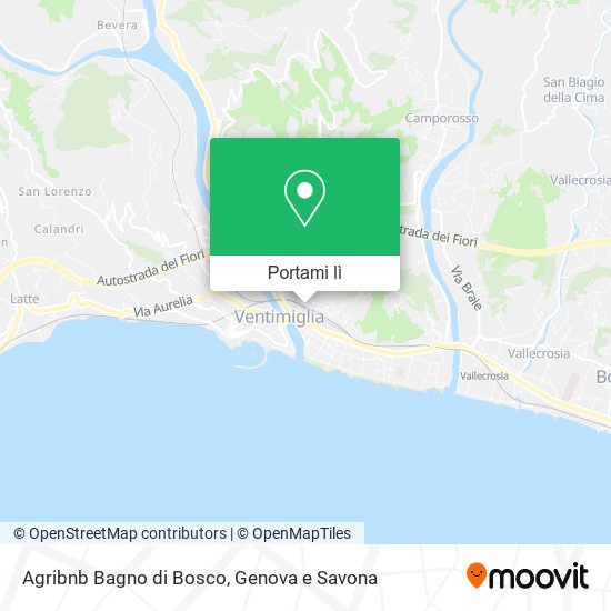 Mappa Agribnb Bagno di Bosco