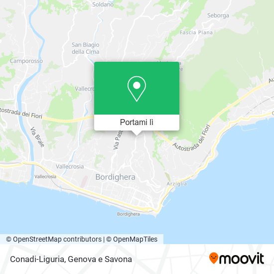 Mappa Conadi-Liguria