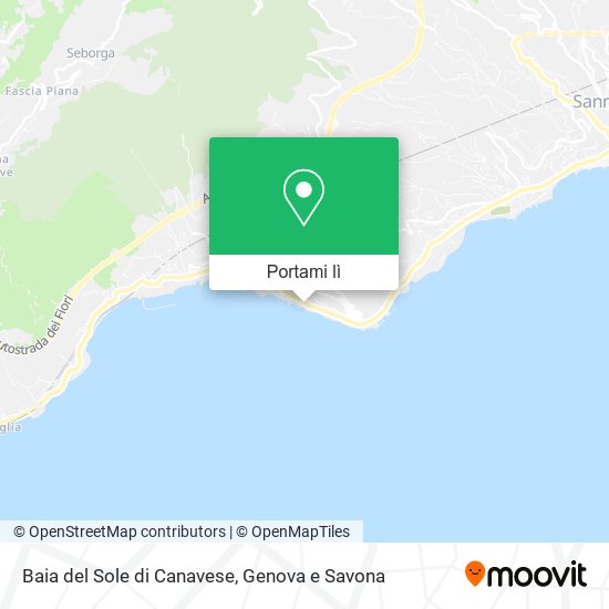 Mappa Baia del Sole di Canavese