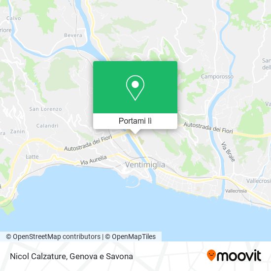 Mappa Nicol Calzature