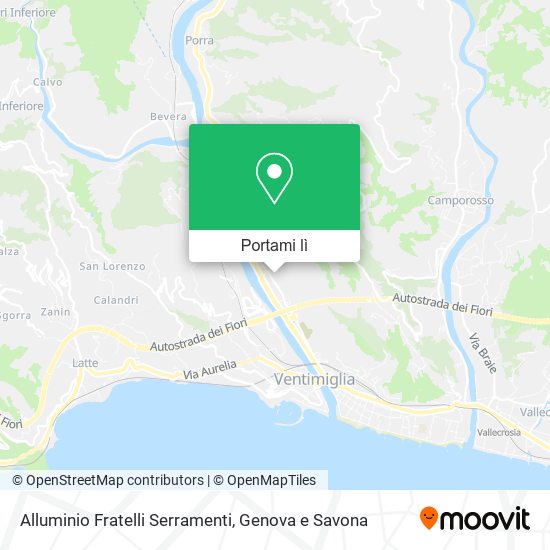 Mappa Alluminio Fratelli Serramenti