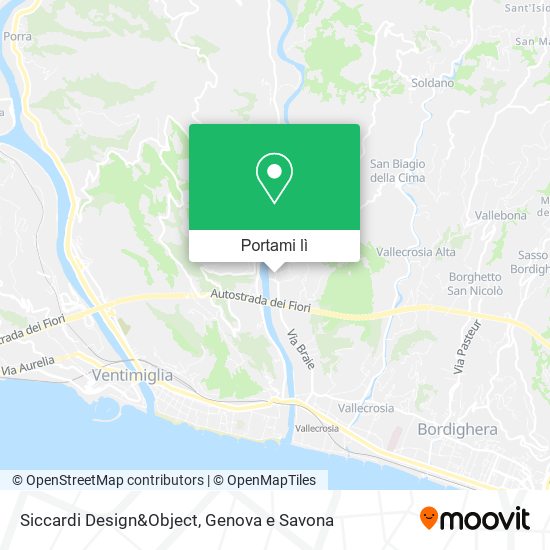 Mappa Siccardi Design&Object