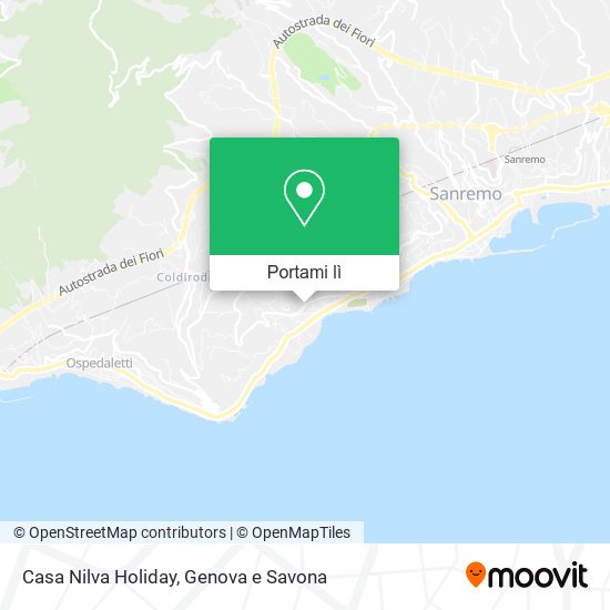 Mappa Casa Nilva Holiday