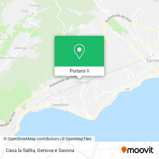 Mappa Casa la Salita