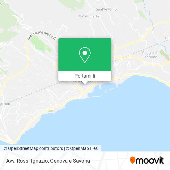 Mappa Avv. Rossi Ignazio