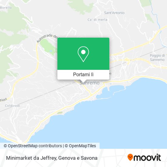 Mappa Minimarket da Jeffrey