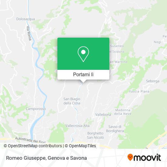 Mappa Romeo Giuseppe