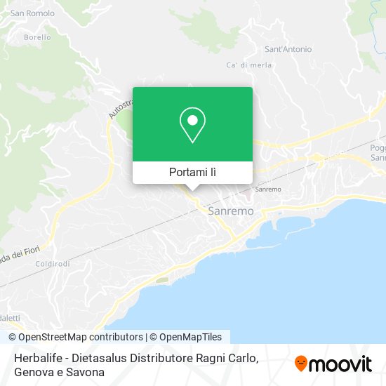 Mappa Herbalife - Dietasalus Distributore Ragni Carlo