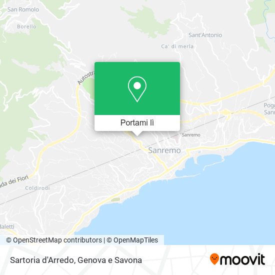 Mappa Sartoria d'Arredo