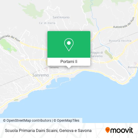 Mappa Scuola Primaria Daini Scaini