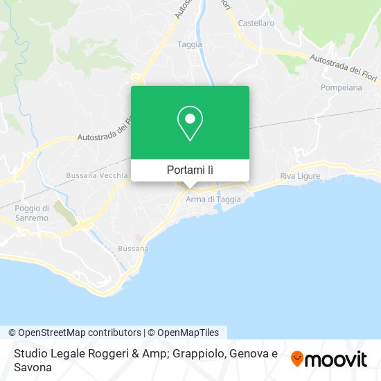 Mappa Studio Legale Roggeri & Amp; Grappiolo
