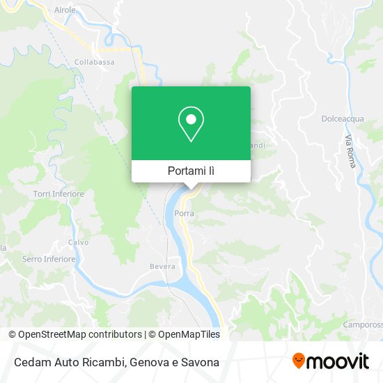 Mappa Cedam Auto Ricambi