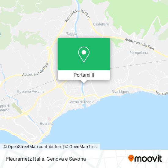 Mappa Fleurametz Italia