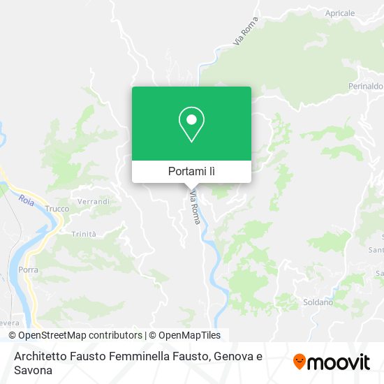 Mappa Architetto Fausto Femminella Fausto