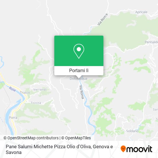 Mappa Pane Salumi Michette Pizza Olio d'Oliva