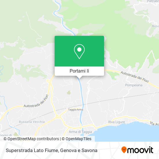 Mappa Superstrada Lato Fiume