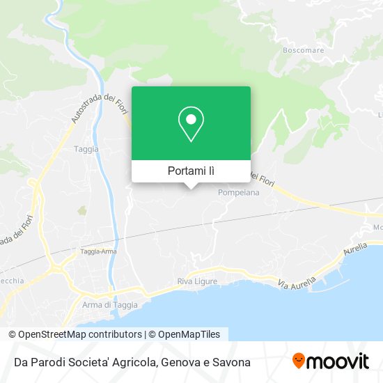 Mappa Da Parodi Societa' Agricola