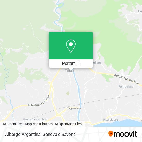 Mappa Albergo Argentina