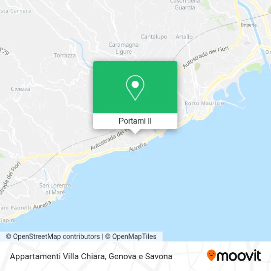 Mappa Appartamenti Villa Chiara