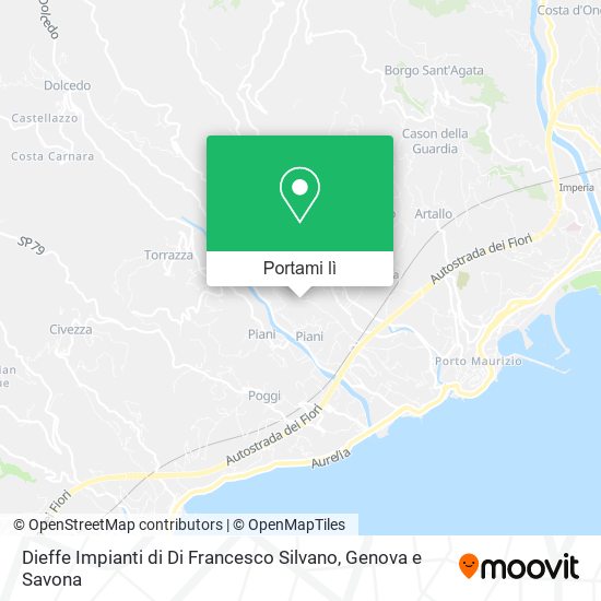 Mappa Dieffe Impianti di Di Francesco Silvano