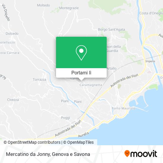 Mappa Mercatino da Jonny