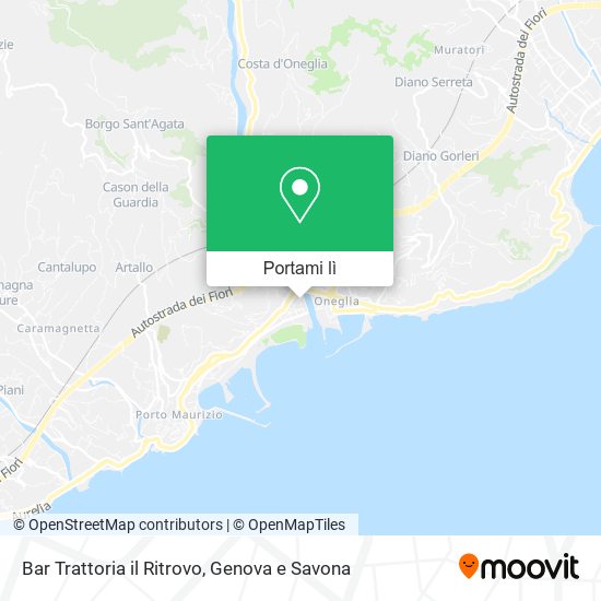 Mappa Bar Trattoria il Ritrovo