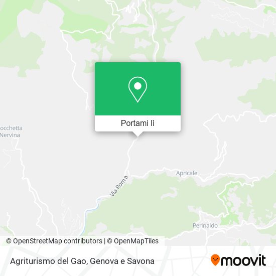 Mappa Agriturismo del Gao