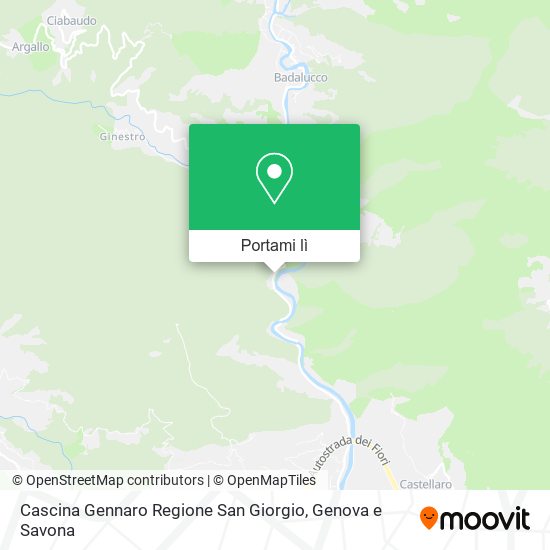 Mappa Cascina Gennaro Regione San Giorgio