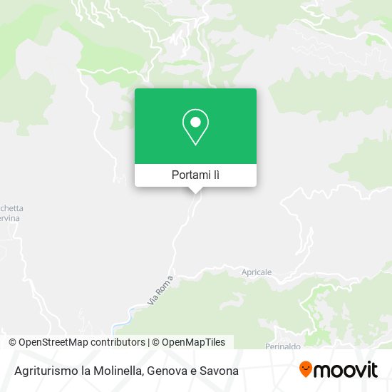 Mappa Agriturismo la Molinella