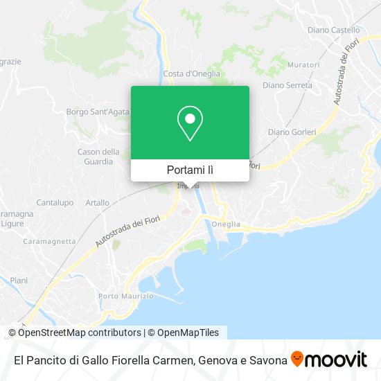 Mappa El Pancito di Gallo Fiorella Carmen