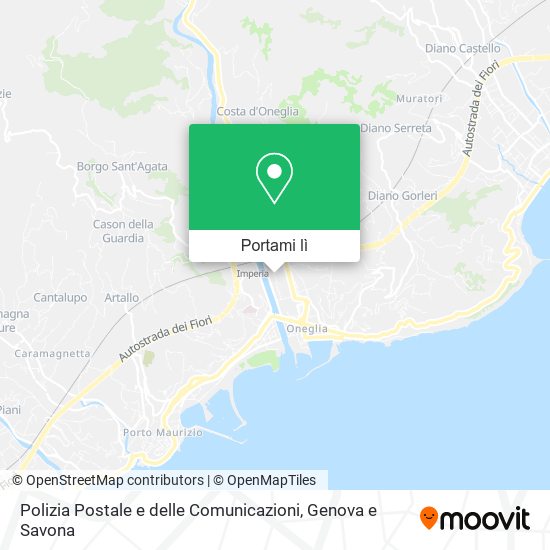 Mappa Polizia Postale e delle Comunicazioni