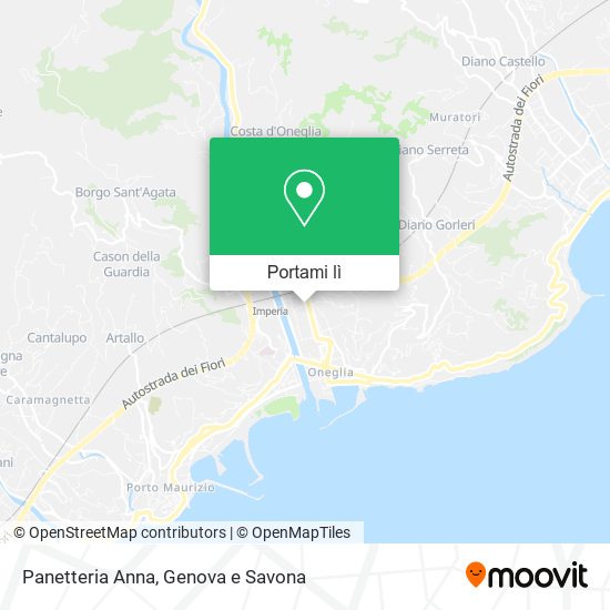 Mappa Panetteria Anna