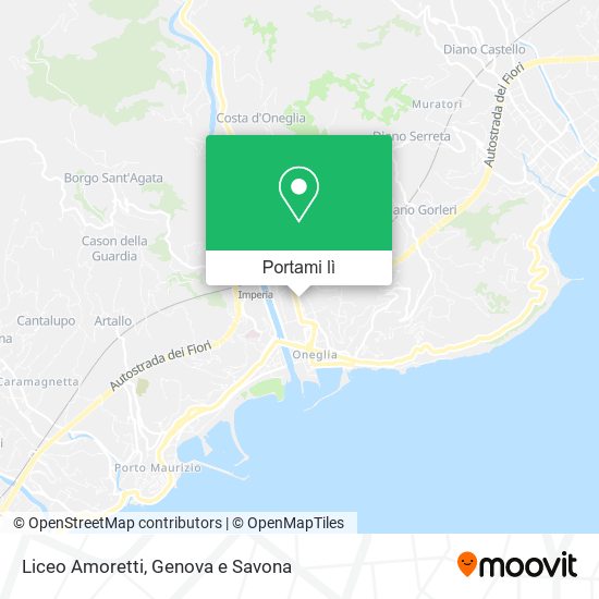 Mappa Liceo Amoretti