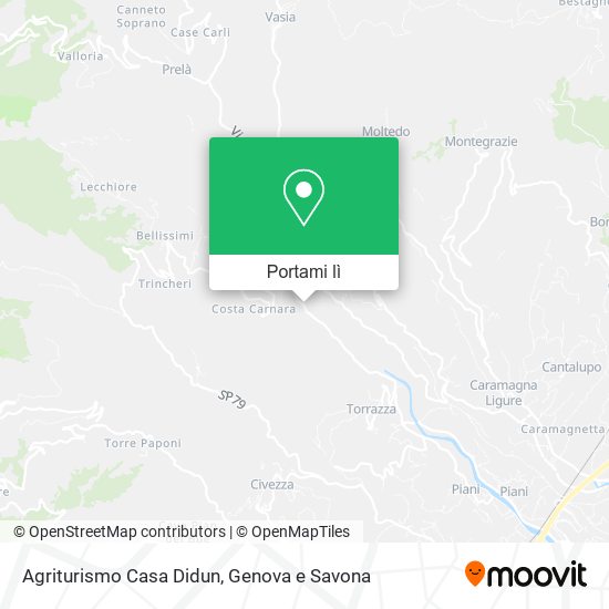 Mappa Agriturismo Casa Didun