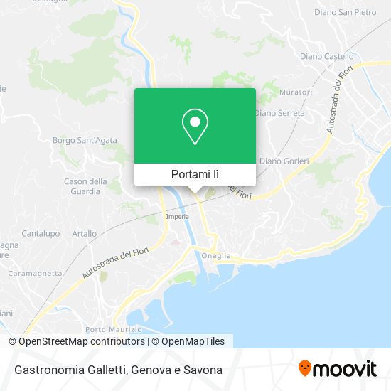 Mappa Gastronomia Galletti