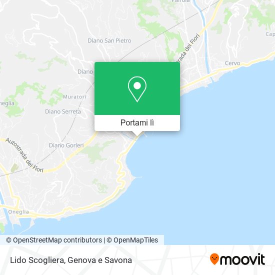 Mappa Lido Scogliera