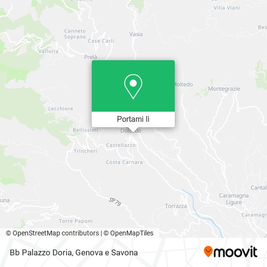 Mappa Bb Palazzo Doria