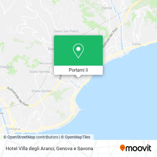 Mappa Hotel Villa degli Aranci