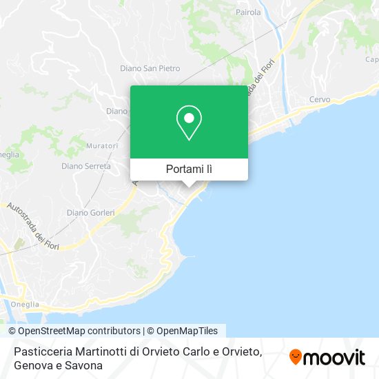 Mappa Pasticceria Martinotti di Orvieto Carlo e Orvieto