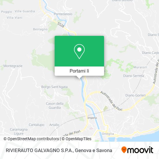 Mappa RIVIERAUTO GALVAGNO S.P.A.