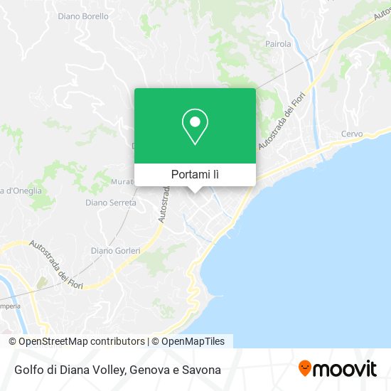 Mappa Golfo di Diana Volley