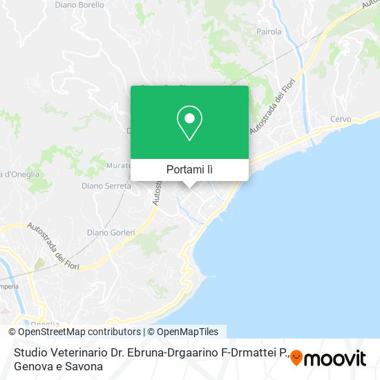 Mappa Studio Veterinario Dr. Ebruna-Drgaarino F-Drmattei P.