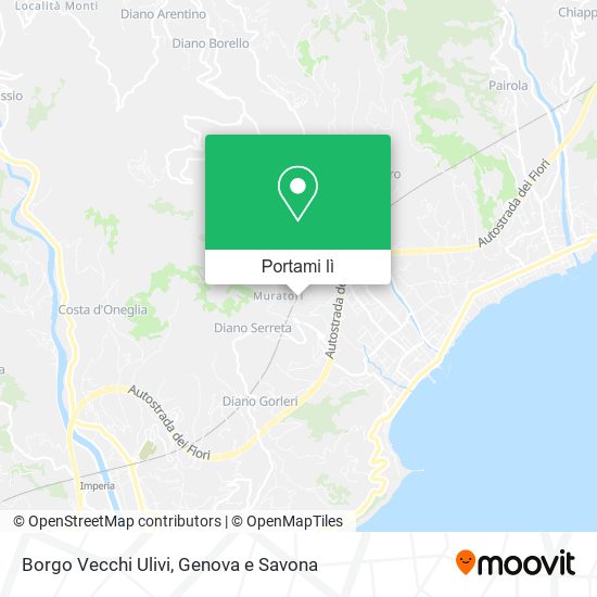 Mappa Borgo Vecchi Ulivi