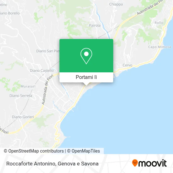 Mappa Roccaforte Antonino