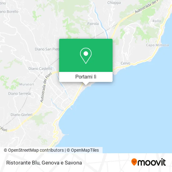 Mappa Ristorante Blu