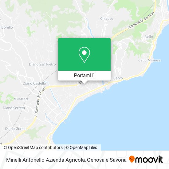 Mappa Minelli Antonello Azienda Agricola