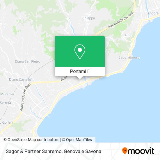 Mappa Sagor & Partner Sanremo