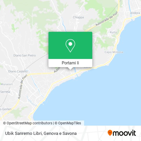 Mappa Ubik Sanremo Libri