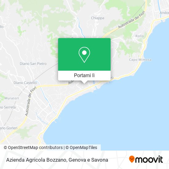 Mappa Azienda Agricola Bozzano