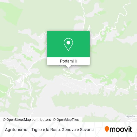 Mappa Agriturismo il Tiglio e la Rosa